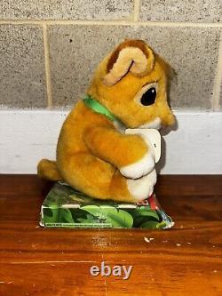 Vintage Mattel 1993 Disney The Lion King Talking Simba Plush NOS In Box Tested