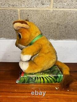 Vintage Mattel 1993 Disney The Lion King Talking Simba Plush NOS In Box Tested