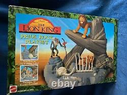 Vintage Mattel Lion King Pride Rock Deluxe Playset 1994 66383 New Sealed Box