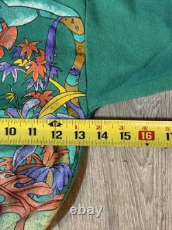 Vintage The Lion King Kids Crewneck Sweater AOP Faded Measurements Pictured