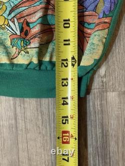 Vintage The Lion King Kids Crewneck Sweater AOP Faded Measurements Pictured
