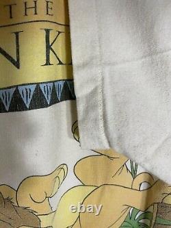 Vintage The Lion King Mens Hanes T Shirt Single Stitch White Rare Disney Size XL