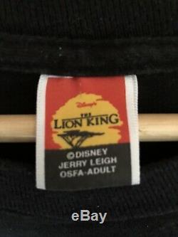 Vintage The Lion King Movie Film T-Shirt Tee Disney FLAWLESS OSFA fits Like A XL