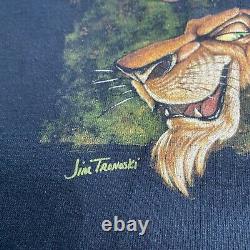 Vintage Walt Disney World The Lion King Scar Hyenas Jim Tranoski Shirt Rare Vtg