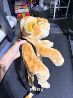 Vtg 1998 Disney Lion King Simba Plush Backpack RARE Pyramid Handbags Pristine