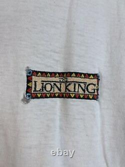 Vtg 90s Disney Lion King Rafiki movie cartoon simba scar mufasa africa shirt xl