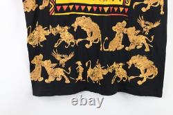 Vtg 90s Disney Mens OSFA All Over Print The Lion King Short Sleeve T-Shirt USA