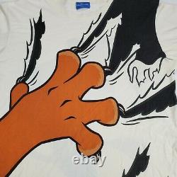 Vtg Disney Lion King Scar T-Shirt Tokyo Resort 90s 2 Sided XL Claw