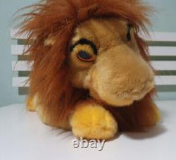 Vtg Lion King Plush Large Simba Puppet Walt Disney Company Mufasa 22