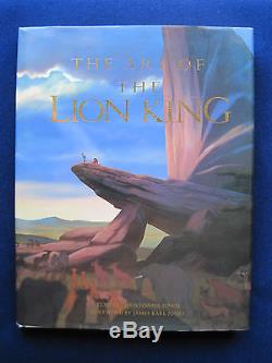 WALT DISNEY ART OF THE LION KING SIGNED by Artists & ORIGINAL DRAWING