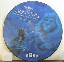 WALT DISNEY THE LION KING Soundtrack VINYL LP PICTURE DISC #193 SEALED USA
