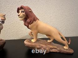 WDCC Disney Classics Collection Lion King 5th Anniversary 2 Piece Figurine Set