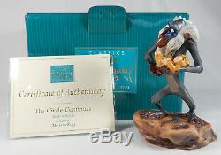 WDCC Disney Classics The Circle Continues Rafiki with Cub Lion King With Box & COA