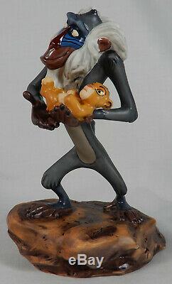 WDCC Disney Classics The Circle Continues Rafiki with Cub Lion King With Box & COA