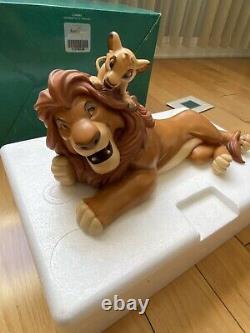 WDCC Disney Classics The Lion King Mufasa and Simba Pals Forever
