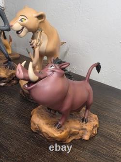 WDCC Disney Lion King 5th Anniversary 6 Piece Set RARE No COA's
