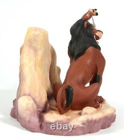WDCC Disney Lion King SCAR LIFE'S NOT FAIR, IS IT MINT COA box Never displayed