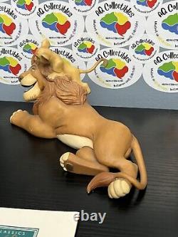 WDCC Disney The LION KING Pals Forever MUFASA and SIMBA Tribute Series FIGURINE