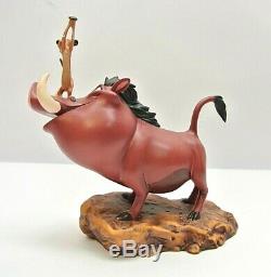 WDCC Double Trouble Pumbaa and Timon from Disney's The Lion King with COA