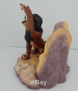 WDCC From Disney Movie Lion King Scar Life's Not Fair, It It withCOA & Box 88