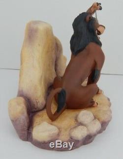 WDCC From Disney Movie Lion King Scar Life's Not Fair, It It withCOA & Box 88 a
