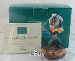 WDCC The Circle Continues Rafiki with Cub from Disney's The Lion King Box COA