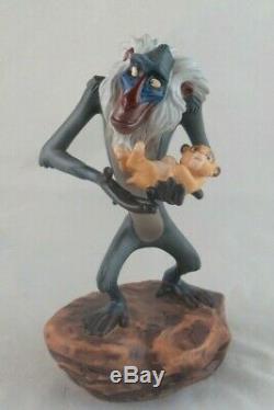 WDCC The Circle Continues Rafiki with Cub from Disney's The Lion King Box COA
