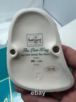 WDCC The Lion King No One Saying'See Here!' Simba Nala Zazu Figurine Set LE