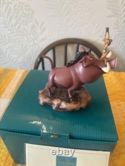 WDCC The Lion King, Pumbaa and Timon,'Double Trouble'NEW in box & Certificate