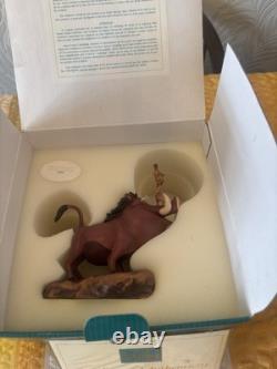 WDCC The Lion King, Pumbaa and Timon,'Double Trouble'NEW in box & Certificate