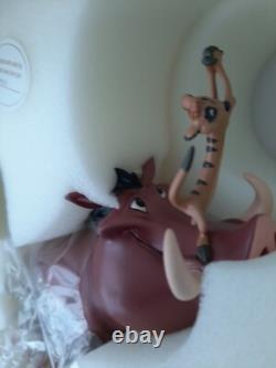 WDCC The Lion King, Pumbaa and Timon,'Double Trouble'NEW in box with COA