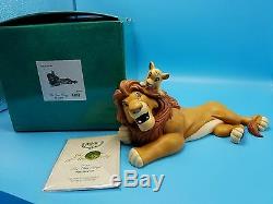 WDCC Walt Disney Lion King Pals Forever Mufasa Simba Trowel NIB COA 1995 Lmtd