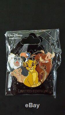 WDI Disney Character Cluster Lion King LE 250 Pin Cast Member Exclusive