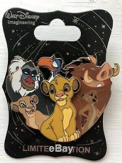 WDI Disney Pin Cluster Lion King LE 250 MOG Cast Exclusive