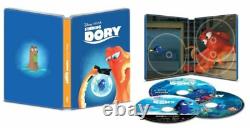 Wall E +Finding Nemo & Dory 4K +Lion King 2019 4K+Blu-ray (4x Disney STEELBOOKS)