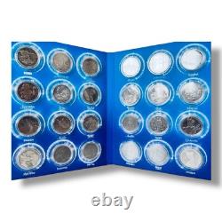 Walt Disney Complete 24 Silver Coins Collectors Set Frozen, Lion King & More