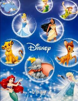 Walt Disney Complete 24 Silver Coins Collectors Set Frozen, Lion King & More