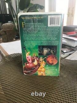 Walt Disney Masterpiece Collection THE LION KING VHS Movie 1995 Rare