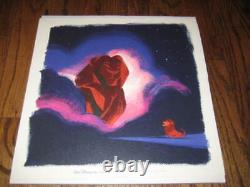 Walt Disney Records The Legacy Collection Lion King Print Signed Lorelay Bove