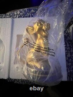 Walt Disney World 50th Anniversary Lion King Simba Gold Statue Figure Figurine