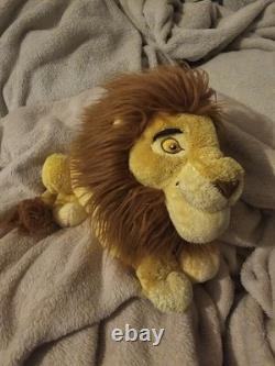Walt Disney World The Lion King Mufasa Soft Toy Vintage Rare Plush
