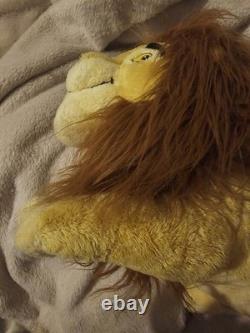 Walt Disney World The Lion King Mufasa Soft Toy Vintage Rare Plush