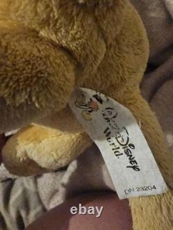 Walt Disney World The Lion King Mufasa Soft Toy Vintage Rare Plush