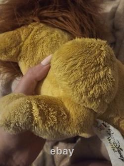 Walt Disney World The Lion King Mufasa Soft Toy Vintage Rare Plush