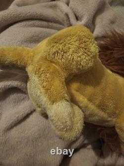 Walt Disney World The Lion King Mufasa Soft Toy Vintage Rare Plush