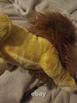 Walt Disney World The Lion King Mufasa Soft Toy Vintage Rare Plush