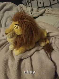Walt Disney World The Lion King Mufasa Soft Toy Vintage Rare Plush