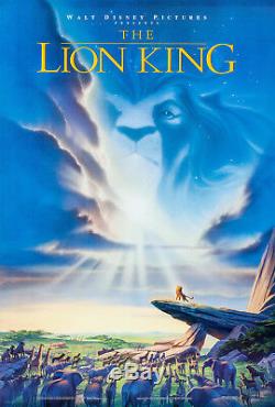 Walt Disney's Classic LION KING 1994 Original DS 2 Sided 27x40 US Movie Poster