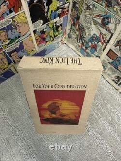 Walt Disney's Lion King VHS Tape FYC 1995 Screener Academy Awards Animation RARE