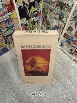 Walt Disney's Lion King VHS Tape FYC 1995 Screener Academy Awards Animation RARE